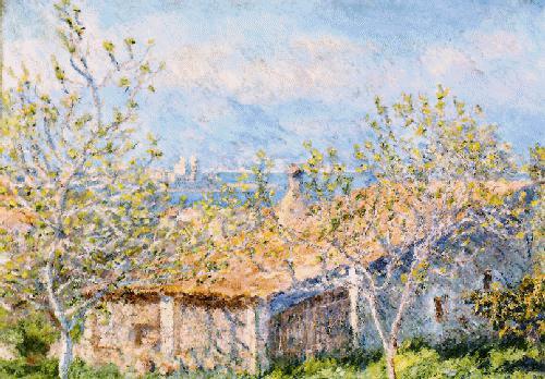 Claude Monet Gardener's House at Antibes France oil painting art